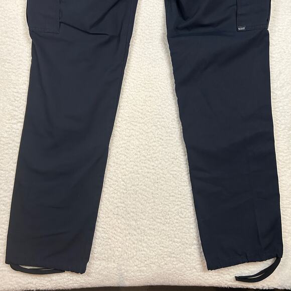 5.11 511 Tactical Womens 10 Long TDU Uniform Operator Pants Ripstop Dark Navy - Picture 6 of 10